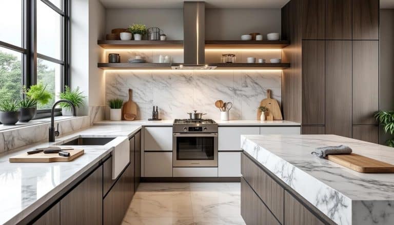découvrez nos conseils pour sublimer votre cuisine avec des crédences tendance, des plans de travail adaptés et des finitions élégantes. trouvez l’inspiration pour une décoration unique et pratique !