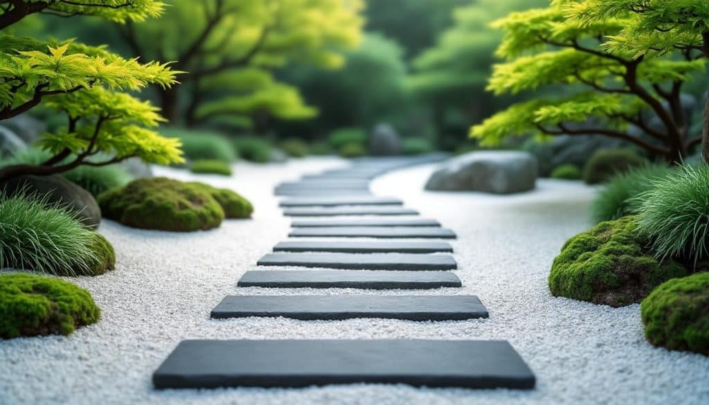 découvrez comment créer un jardin zen apaisant avec des pas japonais, du gravier décoratif et des plantes adaptées pour une atmosphère harmonieuse et relaxante.