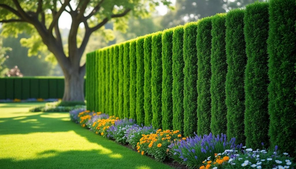découvrez comment la haie de troènes protège efficacement votre jardin des regards indiscrets tout en apportant une touche de verdure et d'élégance.