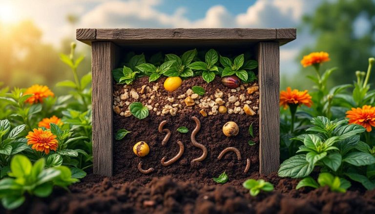 le composteur de jardin transforme efficacement vos déchets organiques en engrais naturel, favorisant un jardinage écologique et durable.
