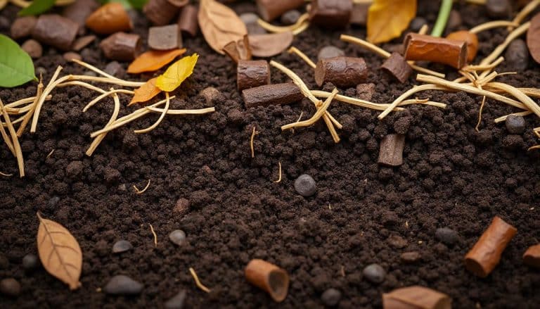 le paillage organique réduit efficacement l'évaporation de l'eau du sol, favorisant ainsi une meilleure rétention d'humidité et un jardin plus sain.