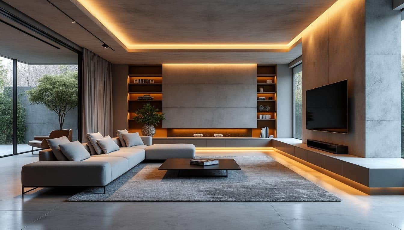 découvrez comment l'éclairage led indirect met en valeur les lignes architecturales de votre salon pour une ambiance élégante et moderne.