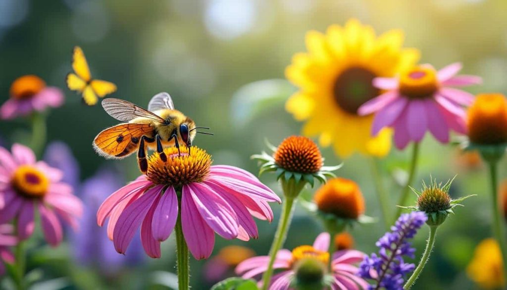 découvrez les meilleures fleurs à planter pour attirer abeilles et papillons dans votre jardin et favoriser la biodiversité locale.