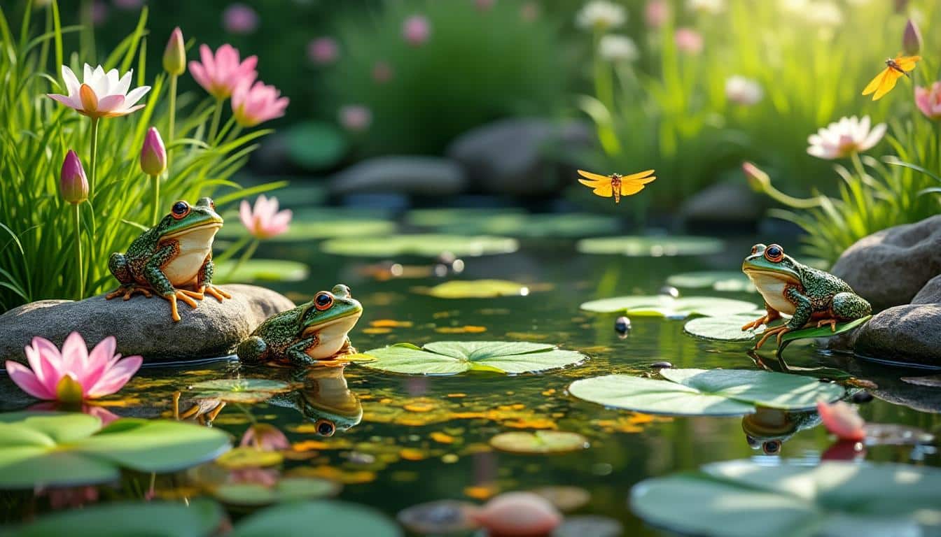 découvrez comment une mare de jardin favorise la présence des grenouilles et de la faune aquatique, créant un écosystème naturel et équilibré chez vous.