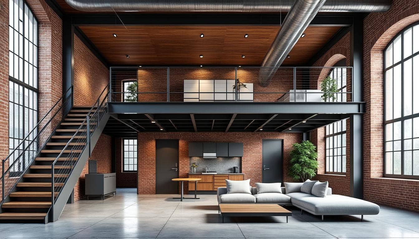découvrez comment la mezzanine industrielle permet d'optimiser la hauteur sous plafond des lofts, ajoutant espace et style à votre intérieur.
