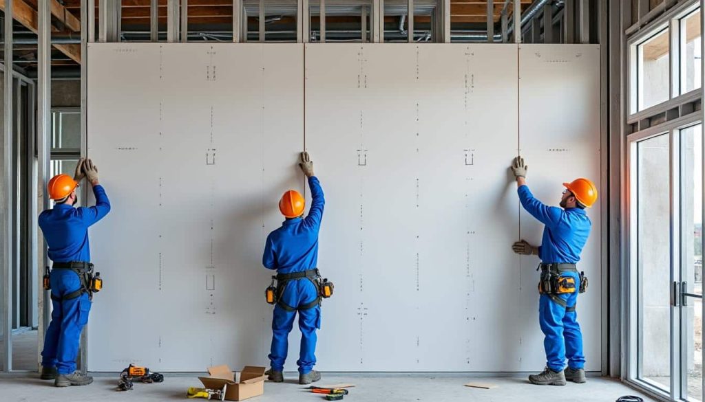 découvrez comment la pose de plaques de plâtre permet de créer facilement de nouvelles cloisons intérieures pour aménager et personnaliser vos espaces de vie.