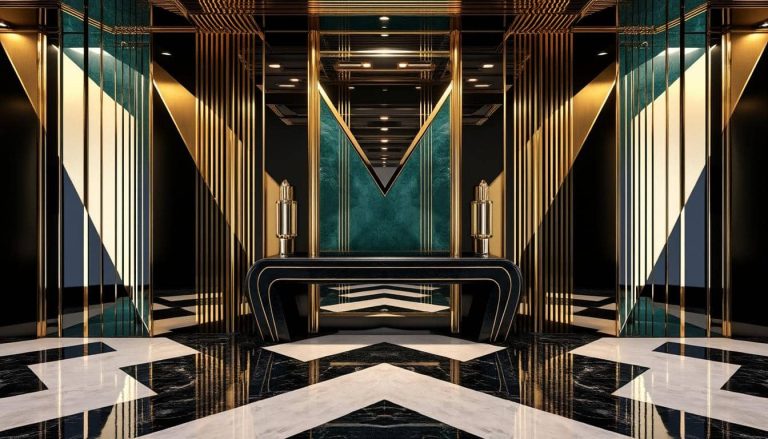 découvrez comment l'art déco utilise des motifs géométriques pour rythmer et dynamiser l'espace avec élégance et style.