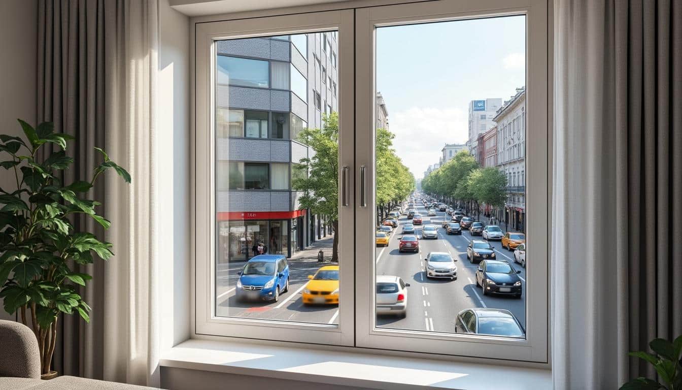 le double vitrage phonique offre une isolation acoustique efficace, réduisant significativement les bruits de la circulation urbaine pour un intérieur calme et paisible.