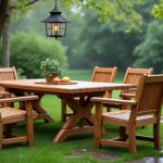 découvrez comment le mobilier de jardin en teck allie élégance et durabilité pour résister efficacement aux intempéries extérieures.