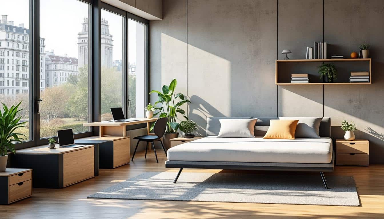 découvrez comment le mobilier modulable transforme les studios d'étudiants en espaces optimisés, alliant fonctionnalité et design pour un confort maximal.