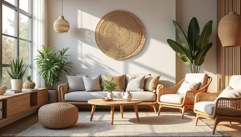 découvrez le style bohème chic, alliant élégance et naturel grâce à l'utilisation de fibres authentiques comme le rotin pour un intérieur chaleureux et tendance.