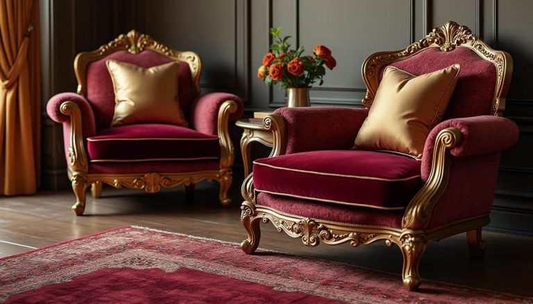 découvrez comment les coussins en soie apportent une touche d'élégance et de luxe aux fauteuils anciens, sublimant votre décoration intérieure avec raffinement.
