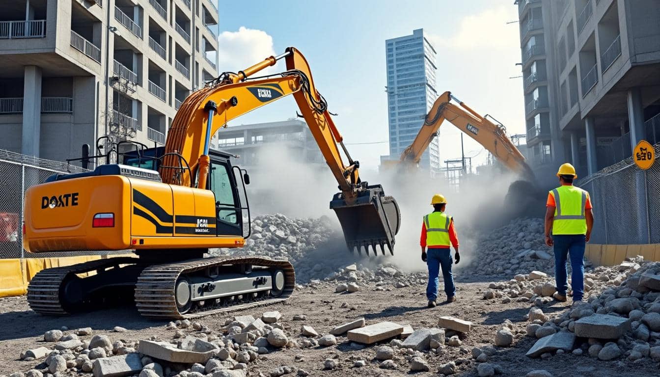 découvrez comment les travaux de démolition garantissent la sécurité du site avant le début de la reconstruction, assurant un chantier propre et préparé pour un projet réussi.