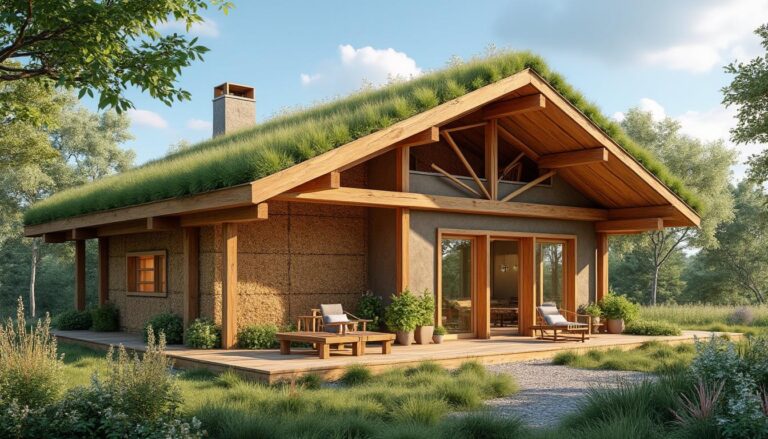 découvrez une maison écologique conçue avec des matériaux biosourcés et naturels pour un habitat sain, durable et respectueux de l’environnement.