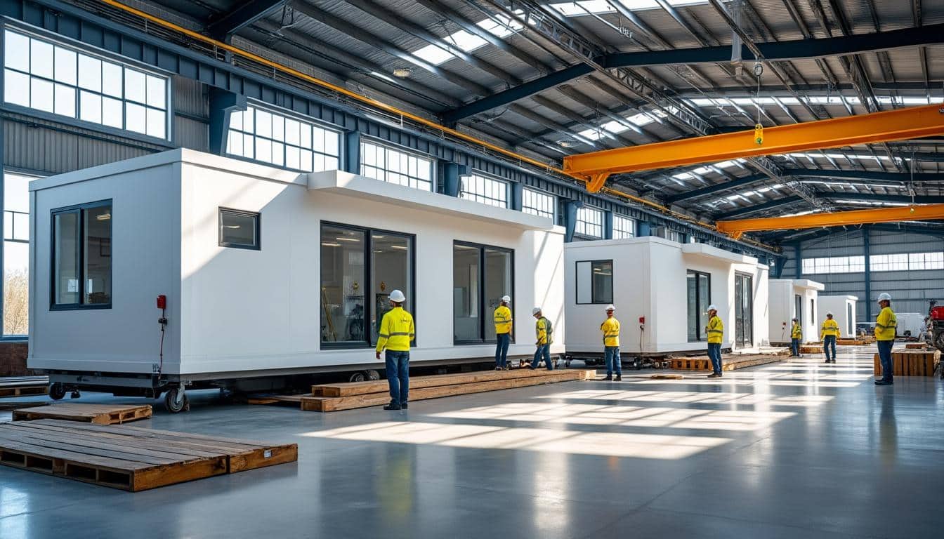 découvrez la maison modulaire, composée de modules assemblés en usine pour une construction rapide, efficace et personnalisable selon vos besoins.