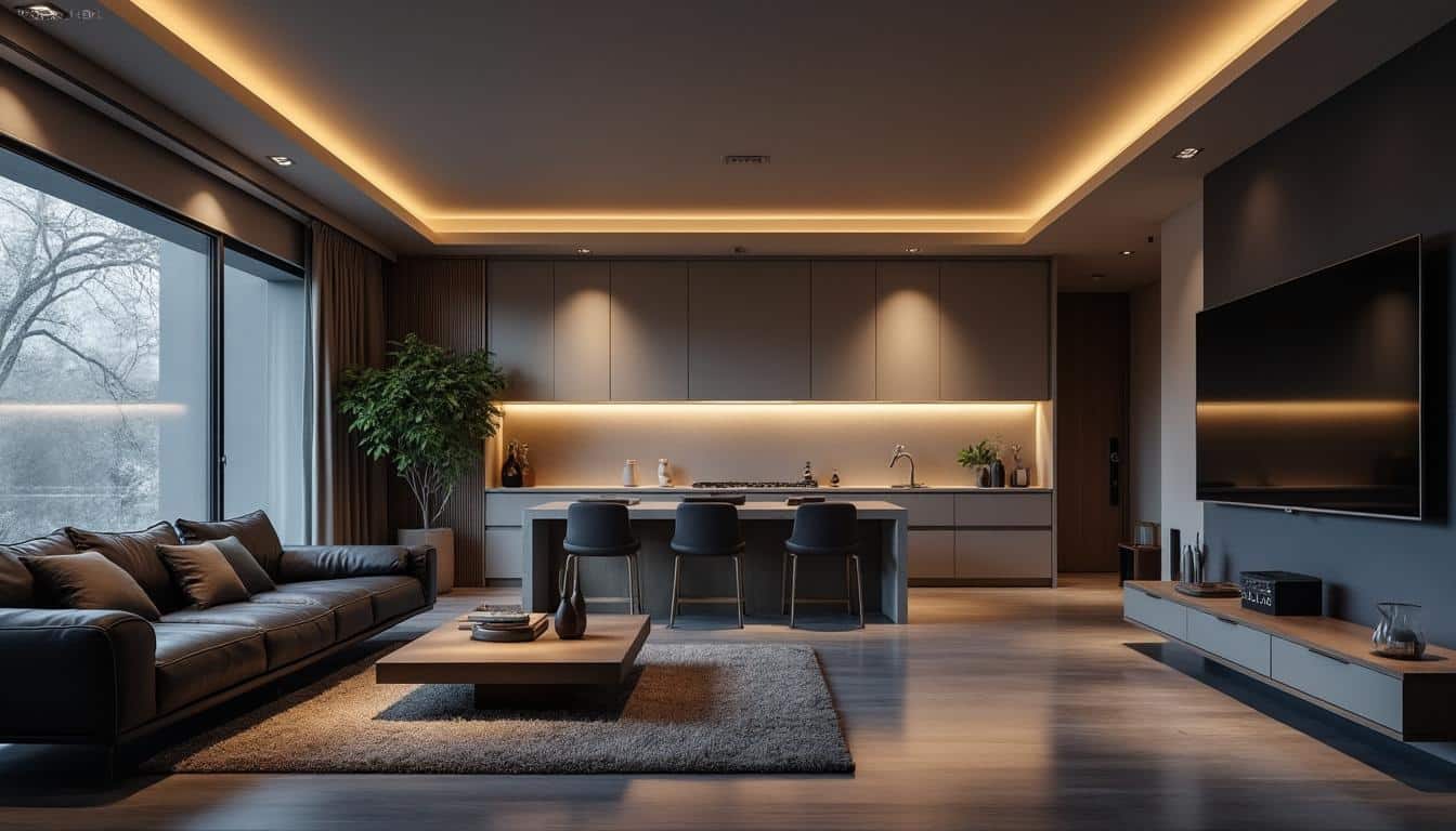 découvrez comment la pose de luminaires encastrés peut moderniser et sublimer l'éclairage intérieur de votre maison pour une ambiance contemporaine et élégante.