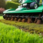 découvrez comment la scarification de la pelouse permet d'éliminer efficacement la mousse et le feutre pour un gazon plus sain et verdoyant.