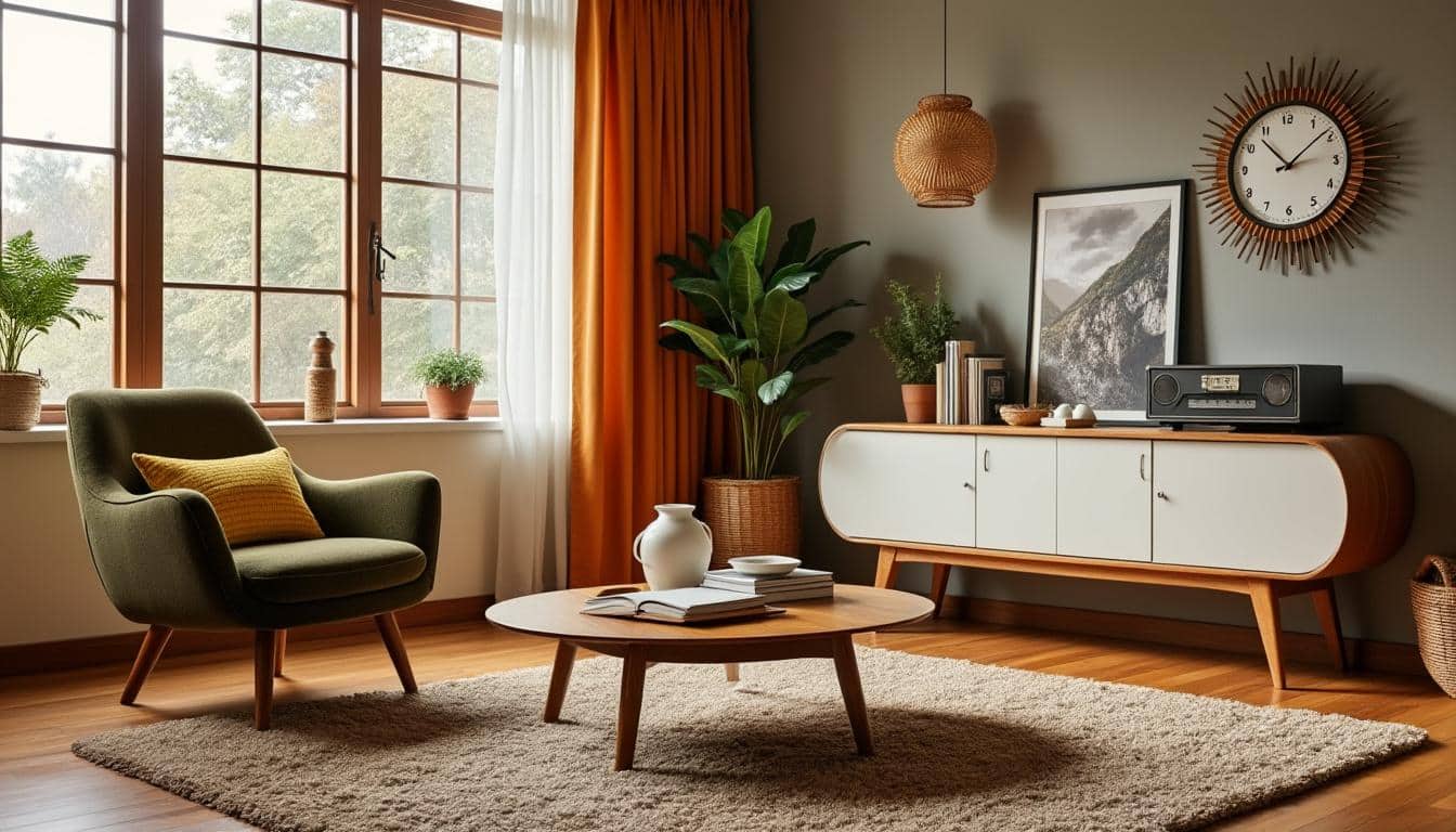 découvrez comment le mobilier vintage du salon évoque le charme et l'élégance des années cinquante, alliant histoire et style intemporel.