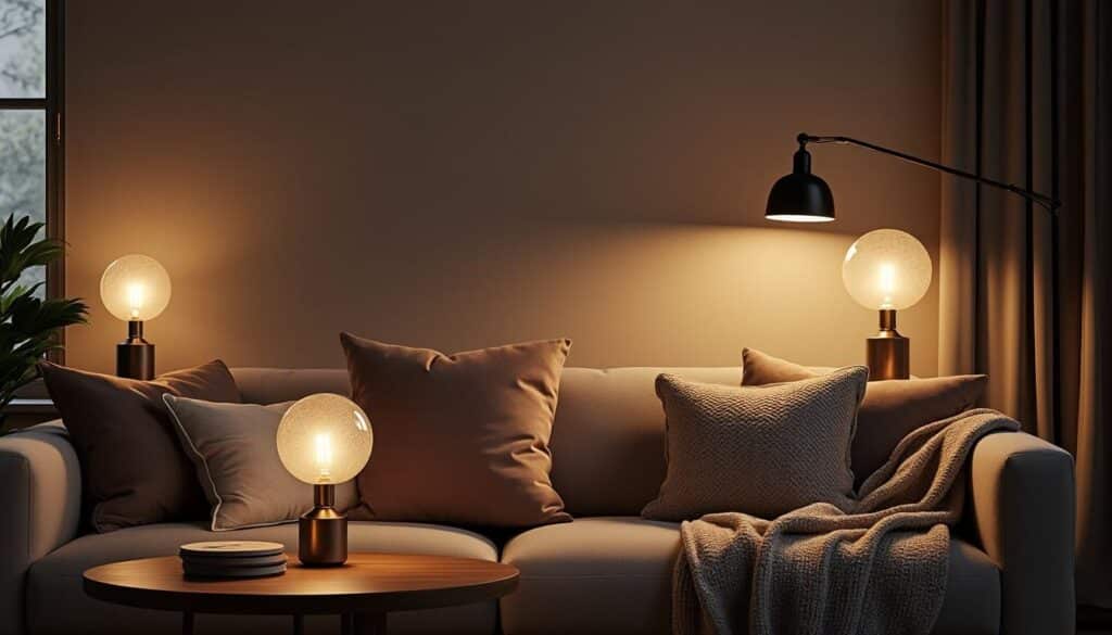 découvrez comment les lampes à poser transforment vos soirées en créant des îlots de lumière doux et relaxants, parfaits pour une ambiance chaleureuse et apaisante.