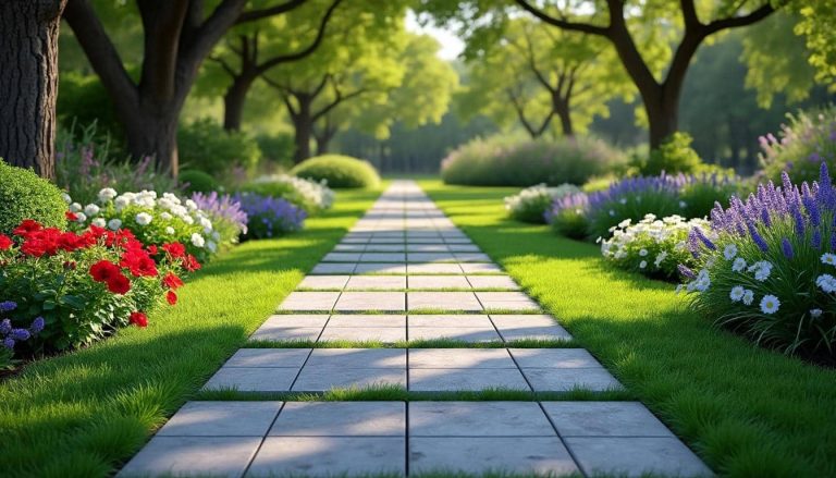 découvrez comment les travaux de dallage peuvent structurer et embellir les allées extérieures de votre jardin, alliant esthétique et fonctionnalité pour un espace extérieur harmonieux.