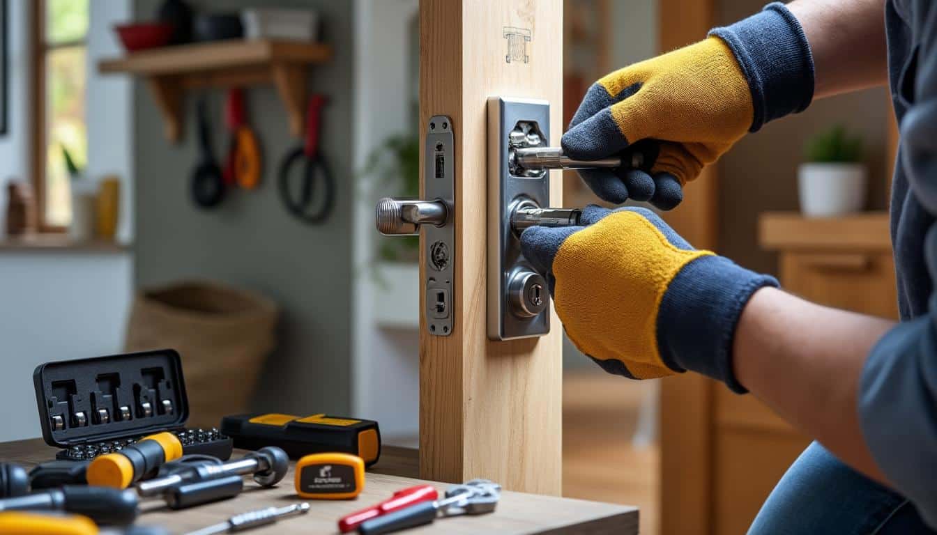 découvrez comment les travaux de serrurerie améliorent la sécurité de votre porte d'entrée pour protéger votre domicile efficacement.