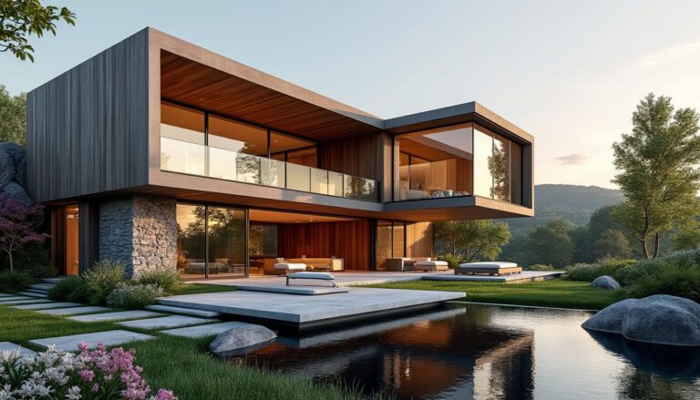 découvrez une maison d'architecte au design unique et personnalisé, alliant esthétique et fonctionnalité pour créer un espace de vie exceptionnel.