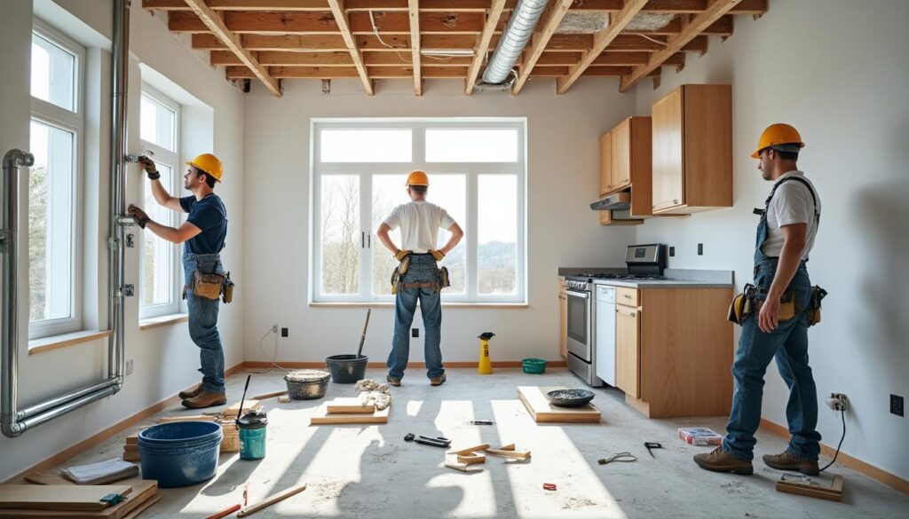 la rénovation d'appartement requiert une coordination efficace entre plusieurs corps de métier pour garantir un résultat harmonieux et de qualité.