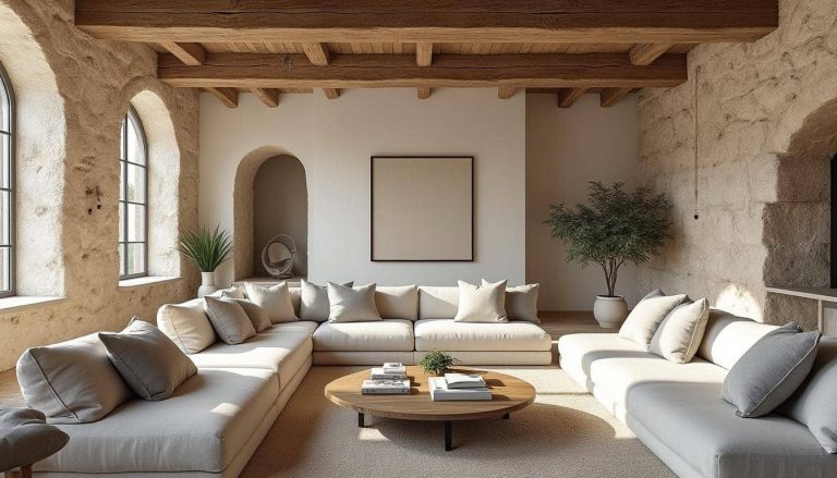 découvrez le style campagne chic qui allie élégamment le lin naturel et la pierre apparente pour une décoration chaleureuse et authentique.