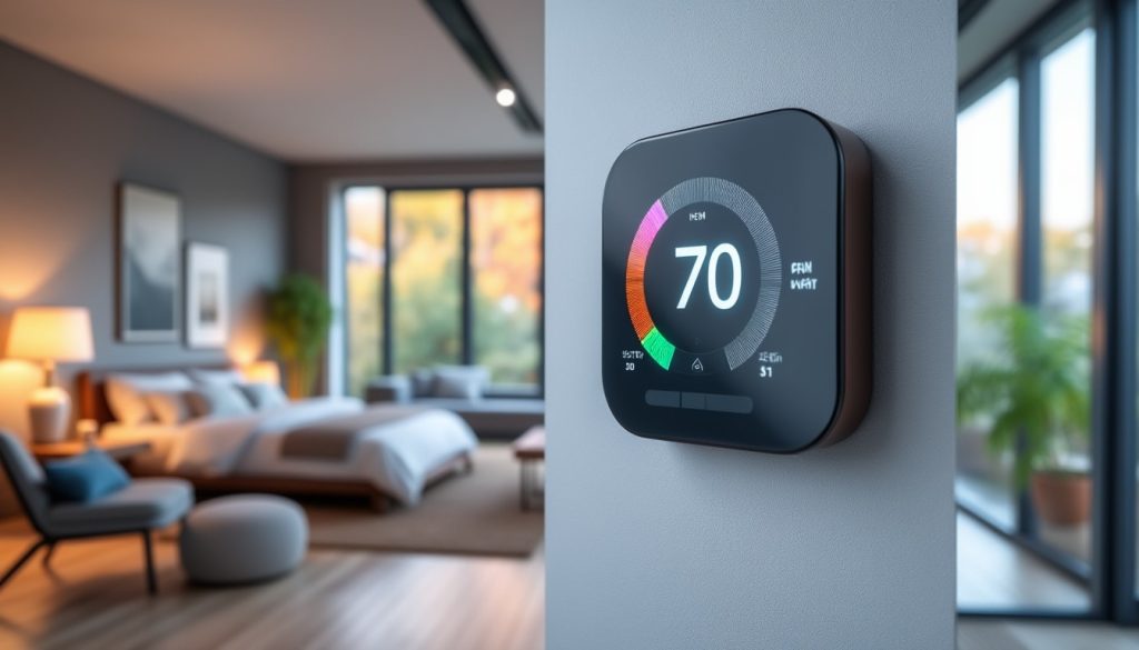 découvrez comment le thermostat connecté ajuste la température pièce par pièce pour un confort optimal et des économies d'énergie.