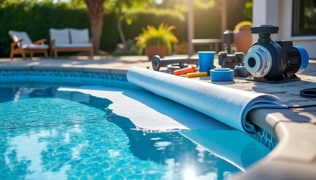 découvrez comment la rénovation de votre piscine inclut le changement du liner et de la pompe de filtration pour une eau plus propre et une meilleure durabilité.