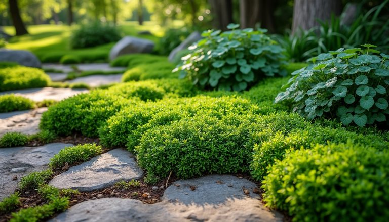 découvrez comment les plantes couvre-sols peuvent remplacer efficacement la pelouse dans les zones difficiles, offrant une alternative écologique et esthétique pour un jardin facile à entretenir.