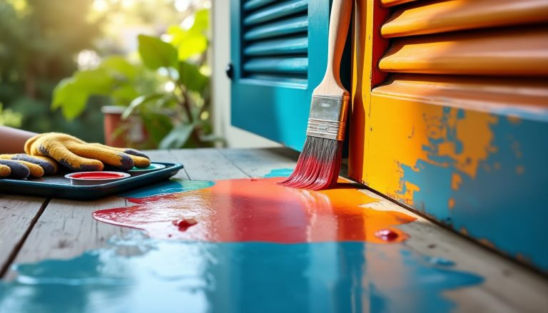 découvrez comment les travaux de peinture extérieure protègent efficacement les volets en bois tout en embellissant votre maison.