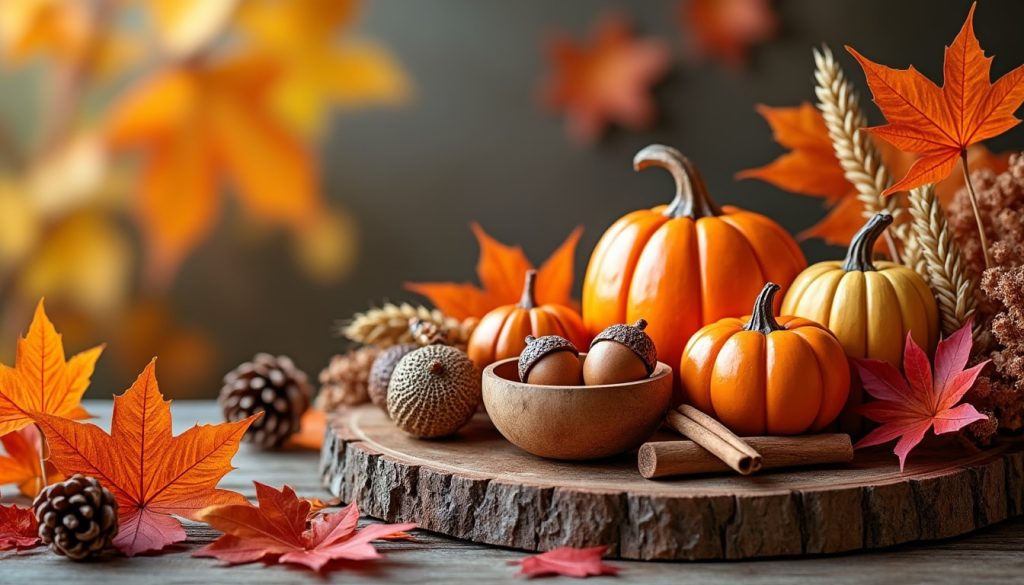 découvrez comment la décoration d'automne s'inspire des éléments naturels tels que le bois pour créer une ambiance chaleureuse et authentique dans votre intérieur.