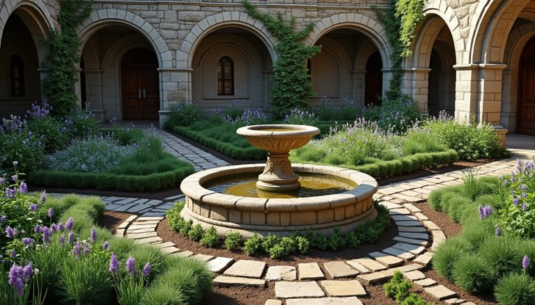 découvrez comment le jardin médiéval s'inspire des plans authentiques des anciens monastères pour allier histoire et nature.