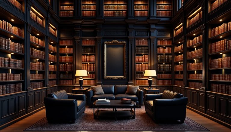 découvrez comment les couleurs sombres instaurent une ambiance feutrée et chaleureuse dans les bibliothèques, idéale pour la lecture et la détente.