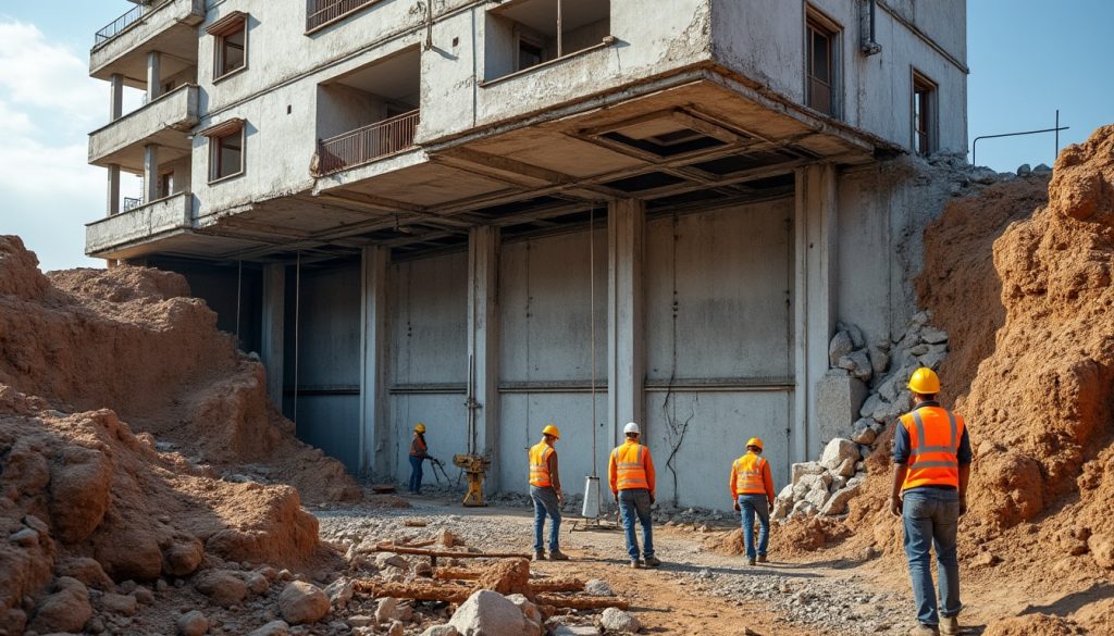 découvrez comment les travaux de sous-œuvre permettent de renforcer et consolider une structure en train de s'affaisser, assurant sécurité et stabilité durables.