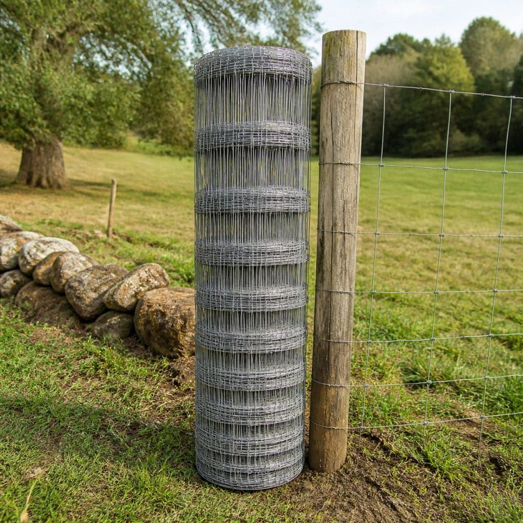 Rouleau de grillage à mouton hauteur 1,00 m rouleau 25 m