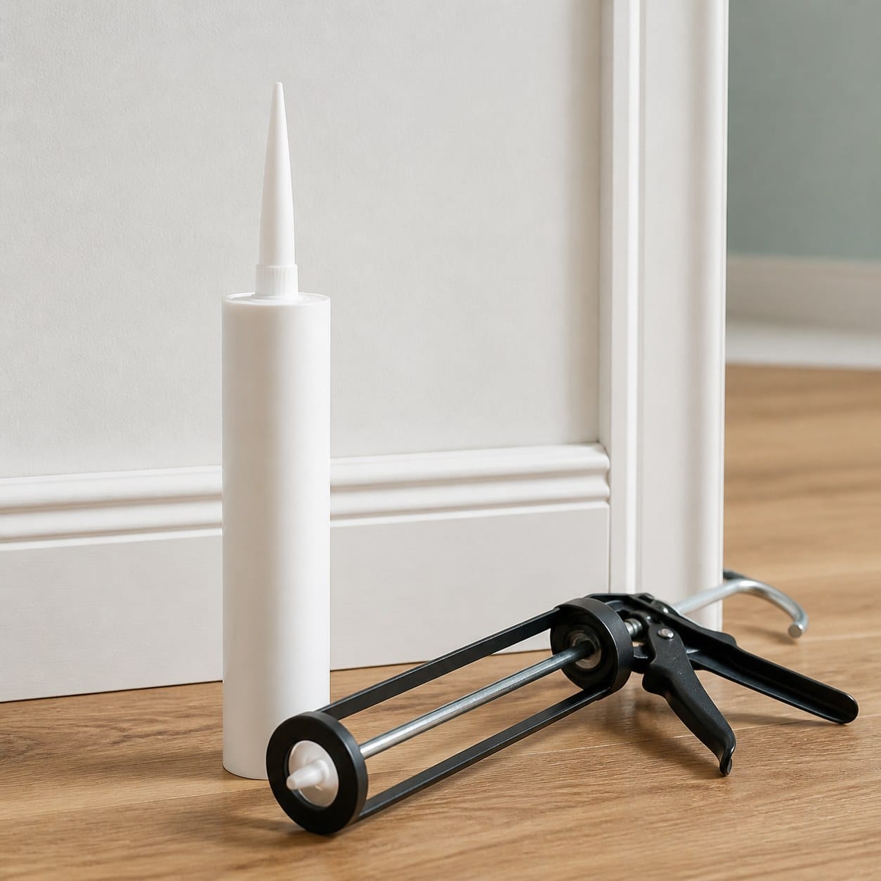 Mastic acrylique blanc