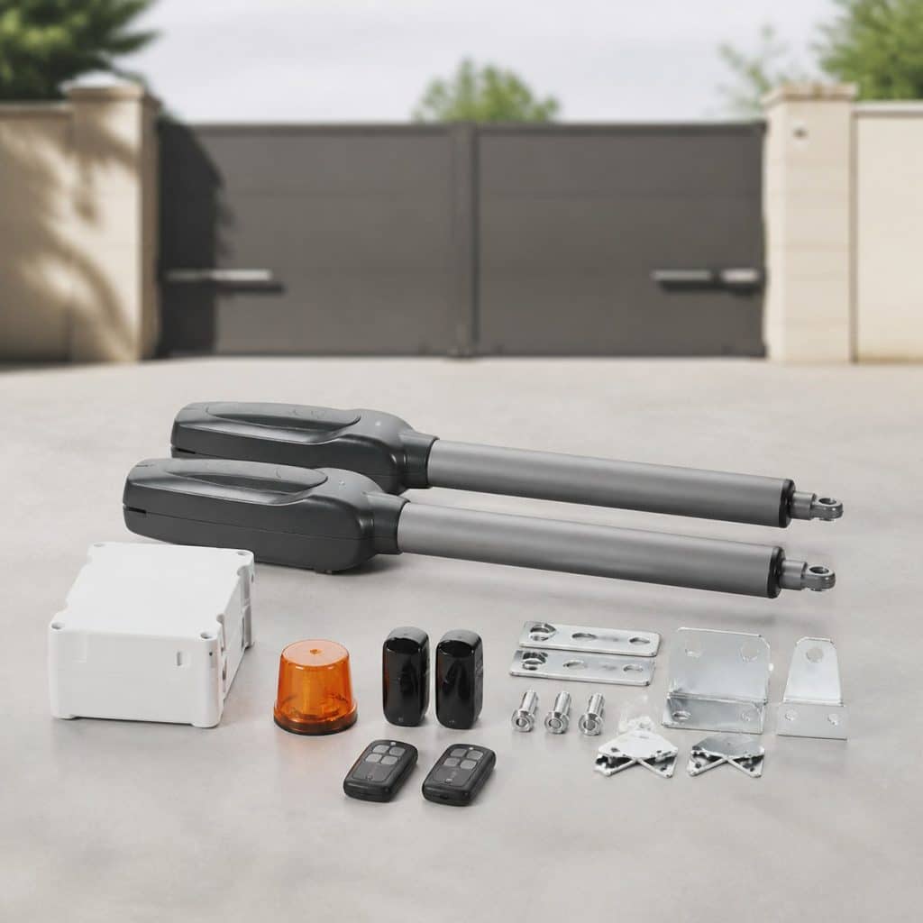 Kit de motorisation de portail battant à bras articulés