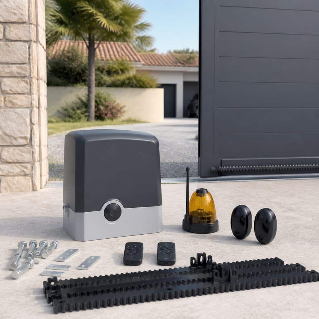 Kit de motorisation de portail coulissant à crémaillère