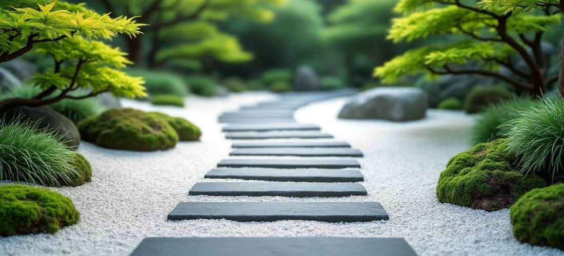 découvrez comment créer un jardin zen apaisant avec des pas japonais, du gravier décoratif et des plantes adaptées pour une atmosphère harmonieuse et relaxante.