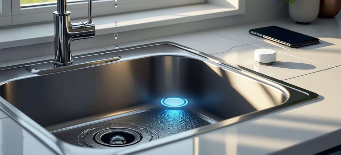 protégez votre domicile grâce à la maison connectée qui détecte les fuites d'eau en temps réel et alerte immédiatement les propriétaires pour éviter les dégâts.