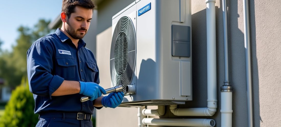 découvrez comment la pose d'une pompe à chaleur air-eau permet de chauffer efficacement l'eau sanitaire tout en réalisant des économies d'énergie.