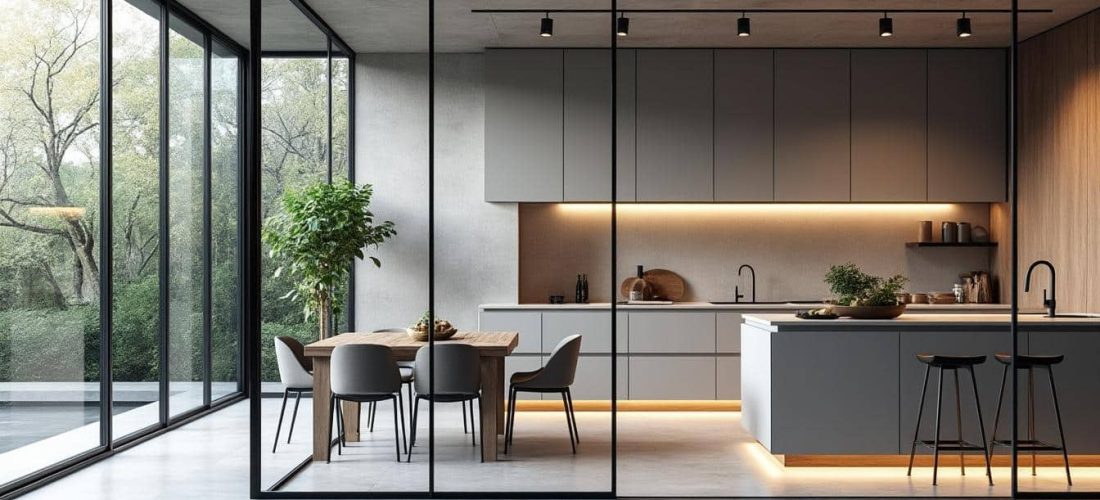 découvrez comment une verrière de cuisine peut délimiter votre espace tout en laissant passer la lumière pour un intérieur lumineux et moderne.