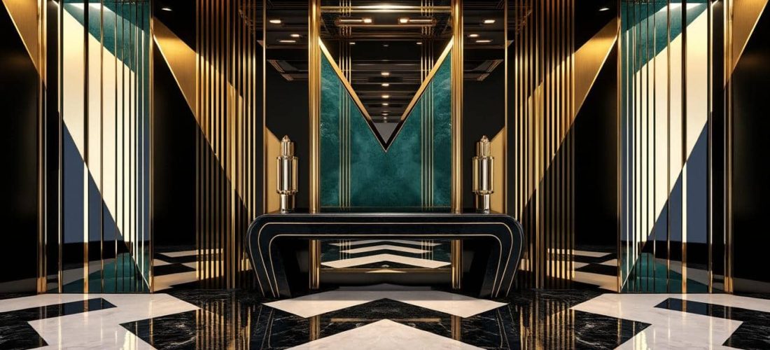 découvrez comment l'art déco utilise des motifs géométriques pour rythmer et dynamiser l'espace avec élégance et style.