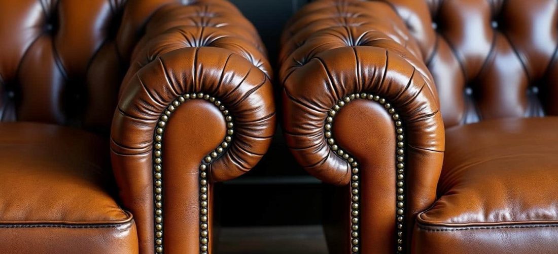 découvrez comment le cuir naturel des fauteuils club se patine élégamment avec le temps, apportant charme et caractère à votre mobilier.