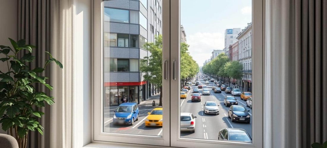 le double vitrage phonique offre une isolation acoustique efficace, réduisant significativement les bruits de la circulation urbaine pour un intérieur calme et paisible.