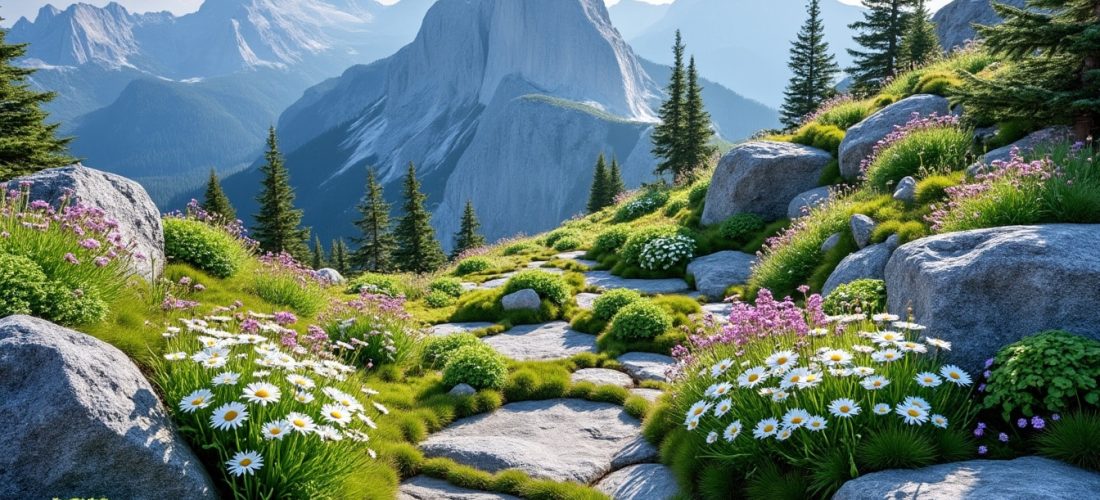 découvrez comment créer un jardin de montagne harmonieux en utilisant des plantes alpines résistantes et des rocailles naturelles pour un paysage authentique et durable.