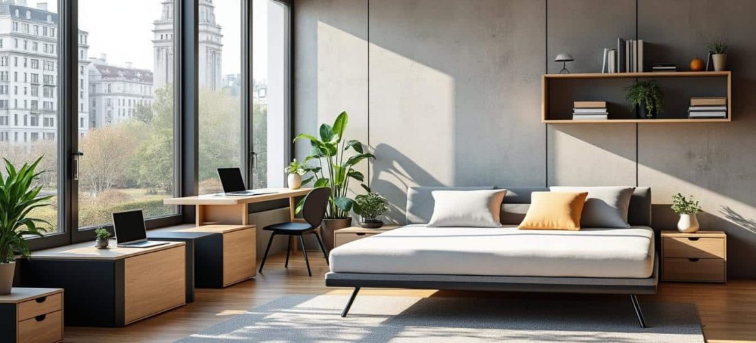 découvrez comment le mobilier modulable transforme les studios d'étudiants en espaces optimisés, alliant fonctionnalité et design pour un confort maximal.