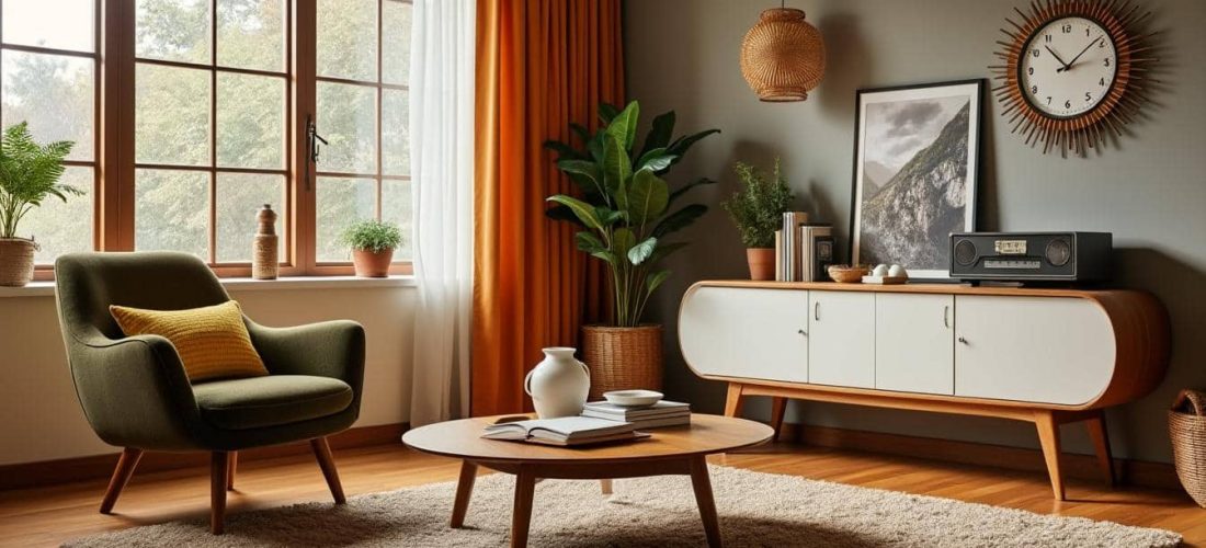 découvrez comment le mobilier vintage du salon évoque le charme et l'élégance des années cinquante, alliant histoire et style intemporel.